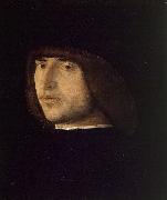 Gentile Bellini Portrait of a Young Man oil painting artist